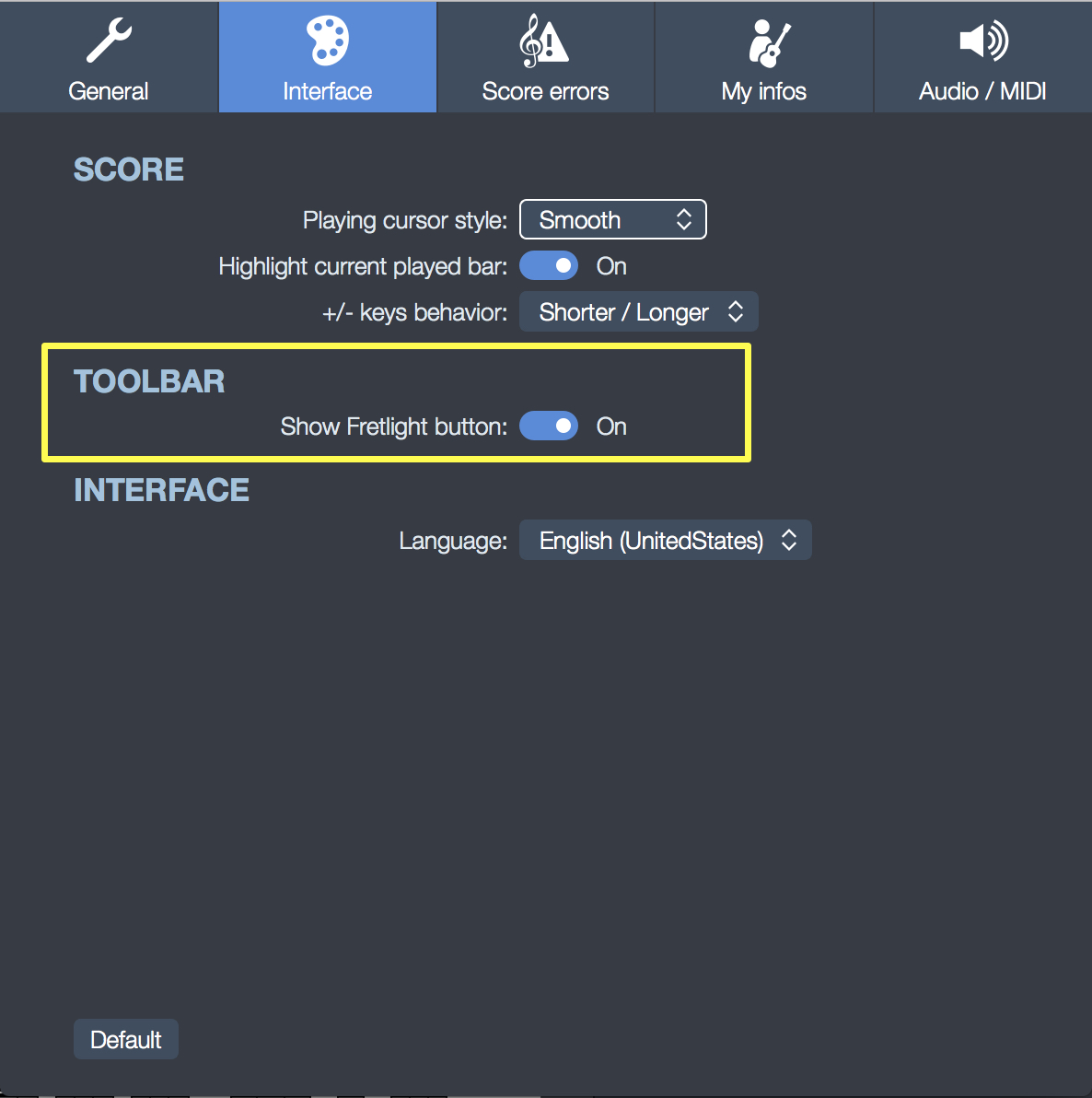 guitar pro 6 fretlight