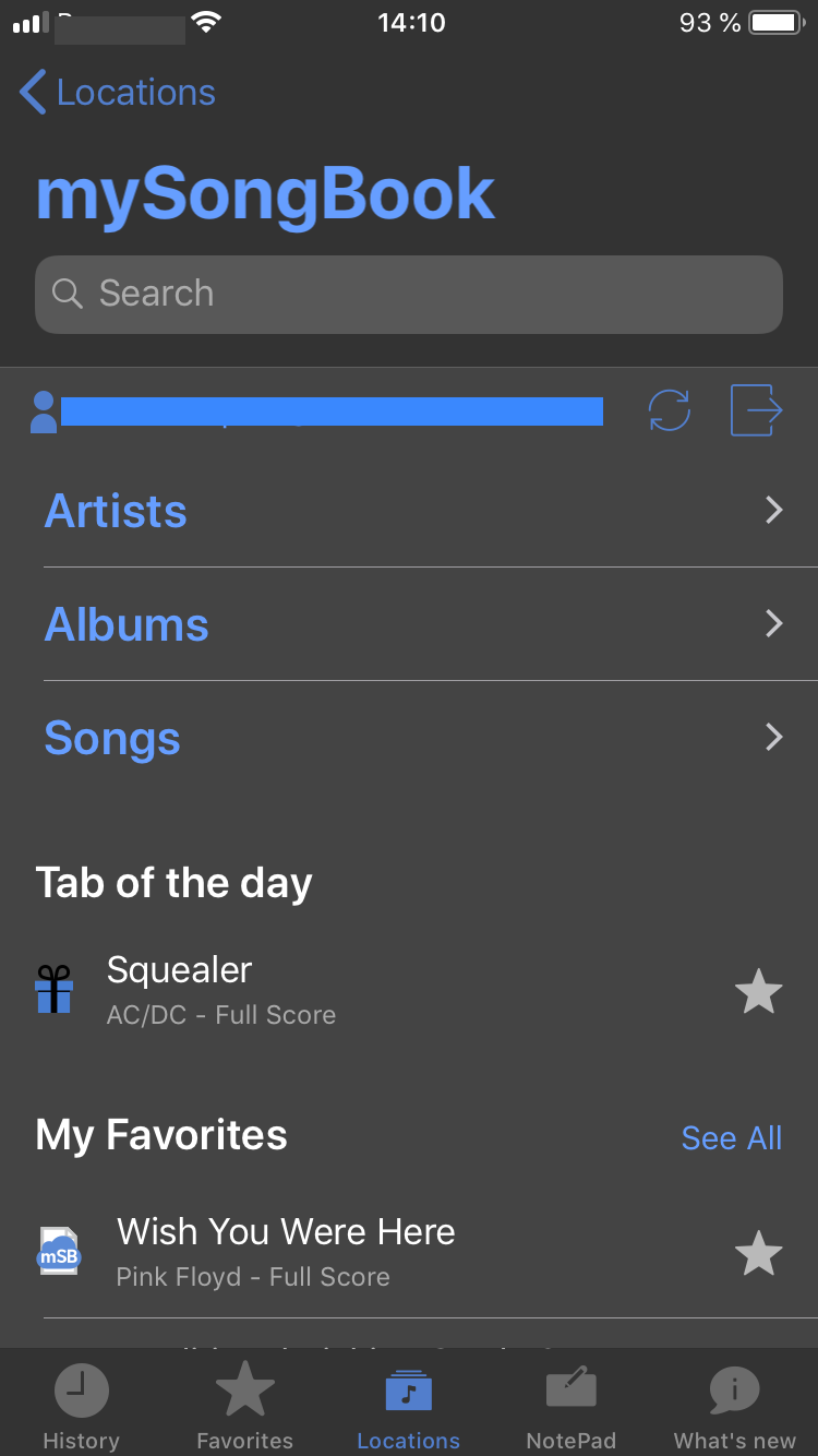 mSB - Download your free mySongBook Player – Support